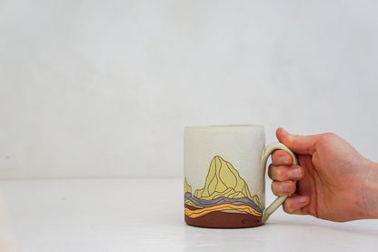 W Teton mug in Bone