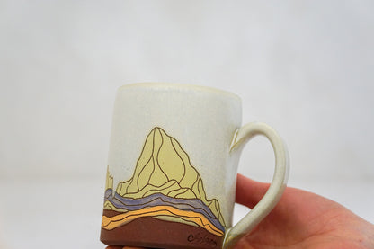 W Teton mug in Bone