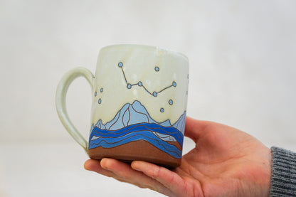Full moon E Teton mug in Bone
