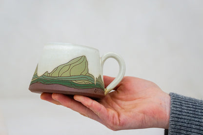 E Teton Greens mug short in Bone