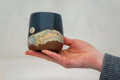 Rainbow Moon Rising mtn in Darby