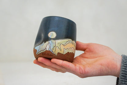 Rainbow Moon Rising mtn in Darby