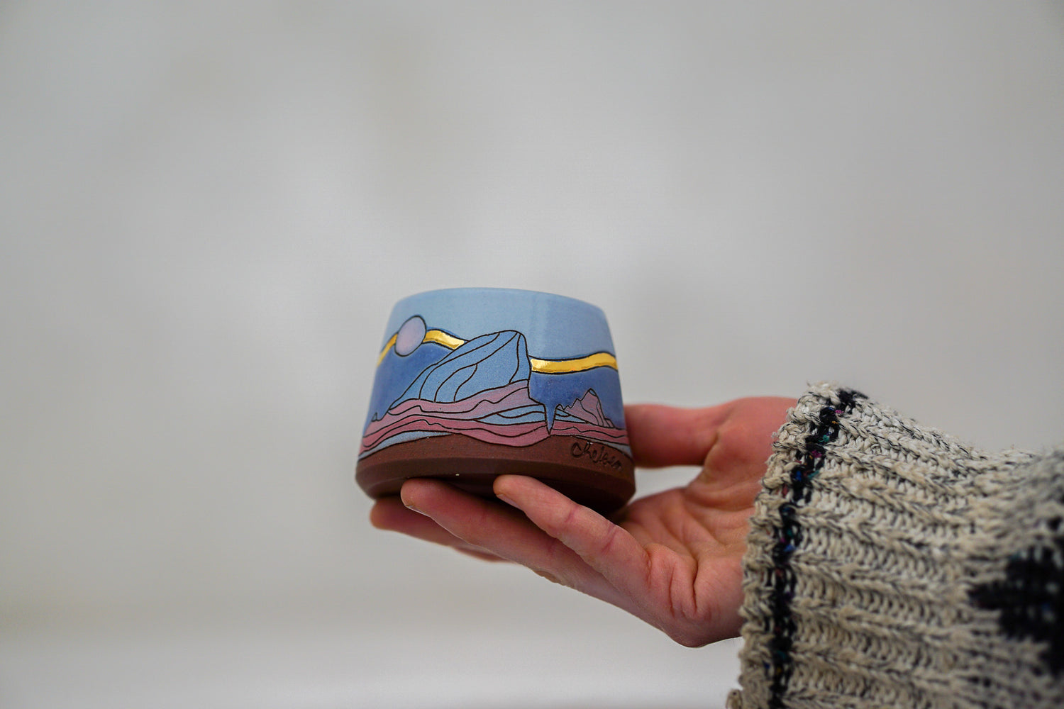 E Teton Sponge Holder GOLD