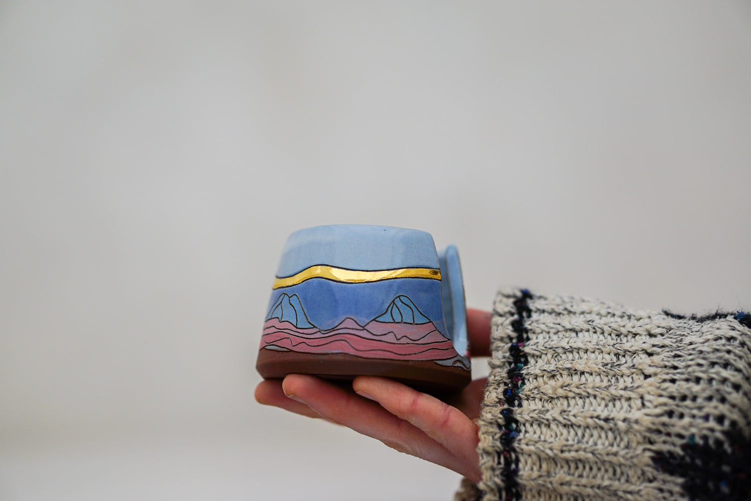 E Teton Sponge Holder GOLD