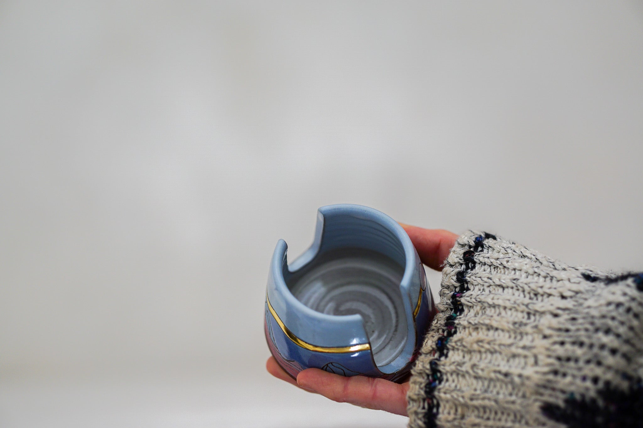 E Teton Sponge Holder GOLD