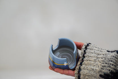 E Teton Sponge Holder GOLD