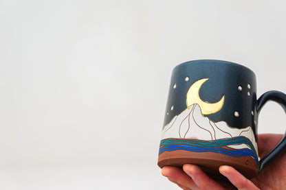 GOLD moon mug in Darby*