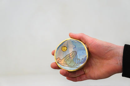 Crazy Rainbow E Teton Ring Dish 3