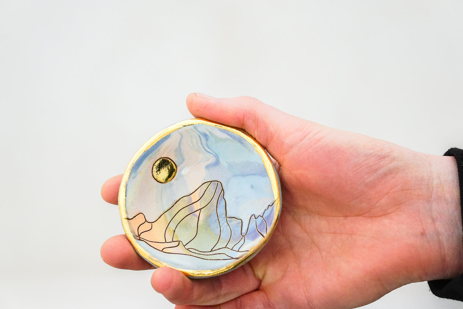 Crazy Rainbow E Teton Ring Dish 3