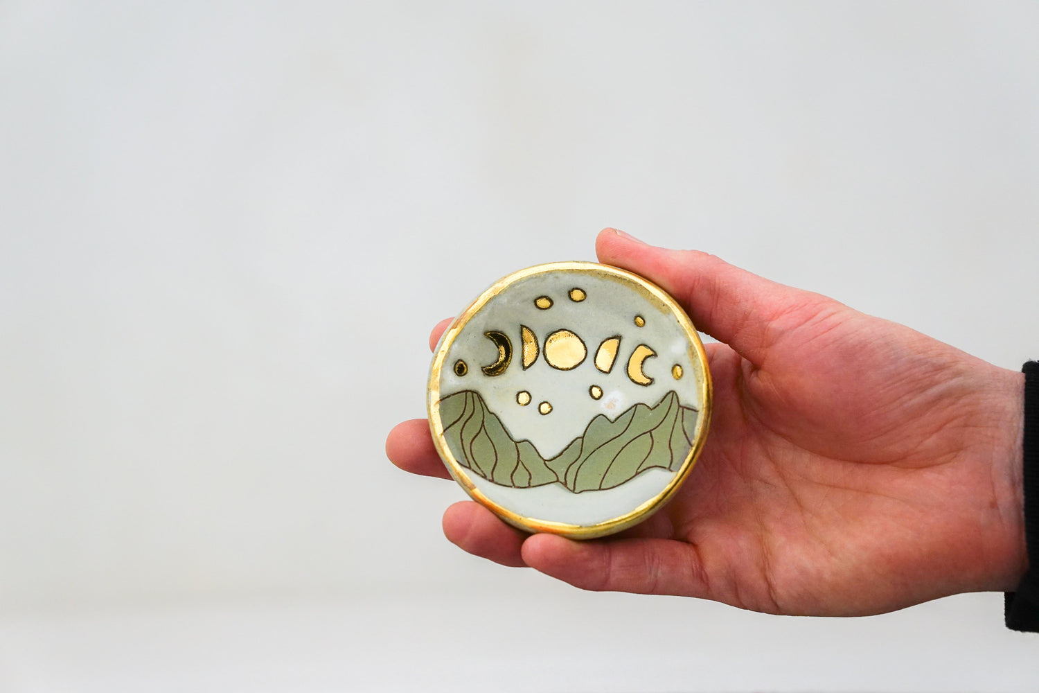 Mtn Moonphase Ring Dish