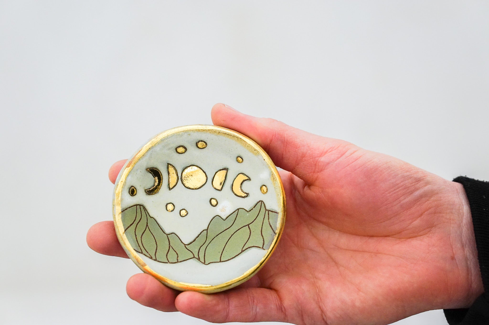 Mtn Moonphase Ring Dish