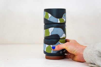 Snake Stacker cups in Darby