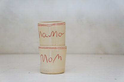 Mom cup in Red pencil