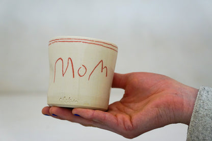 Mom cup in Red pencil
