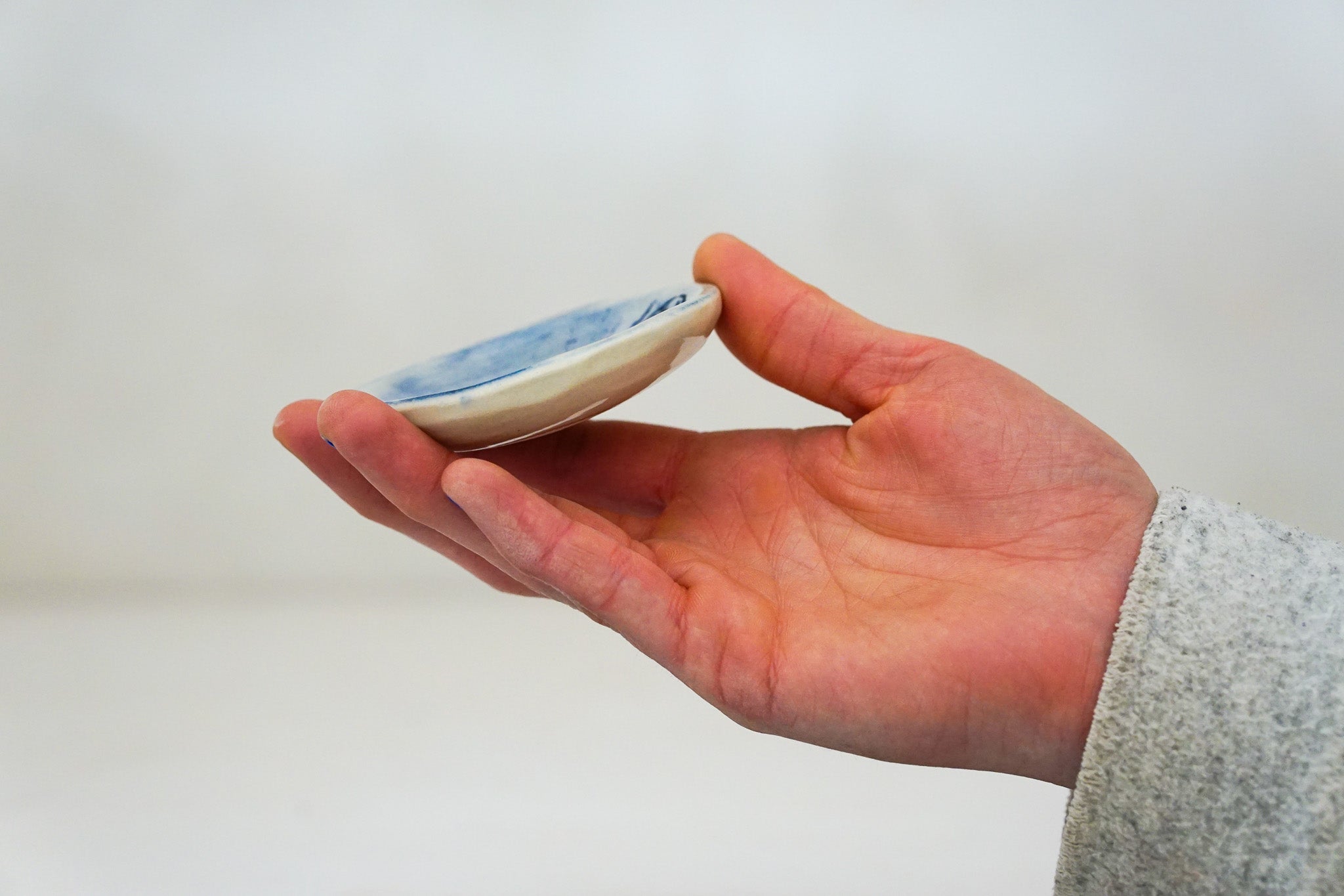 Eucalyptus cobalt ring dish 2