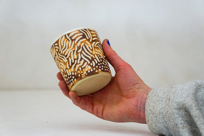 Carved cup