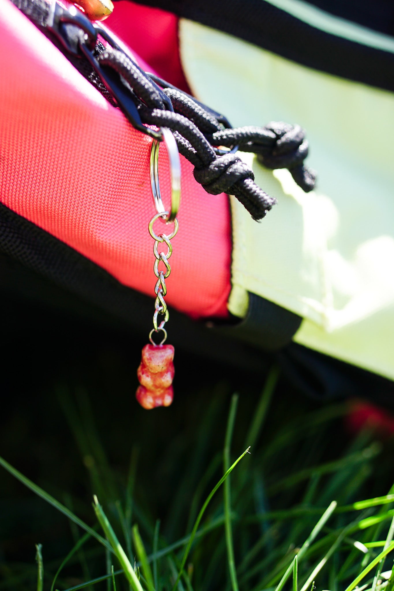 Gummy Bear Charm Keychain