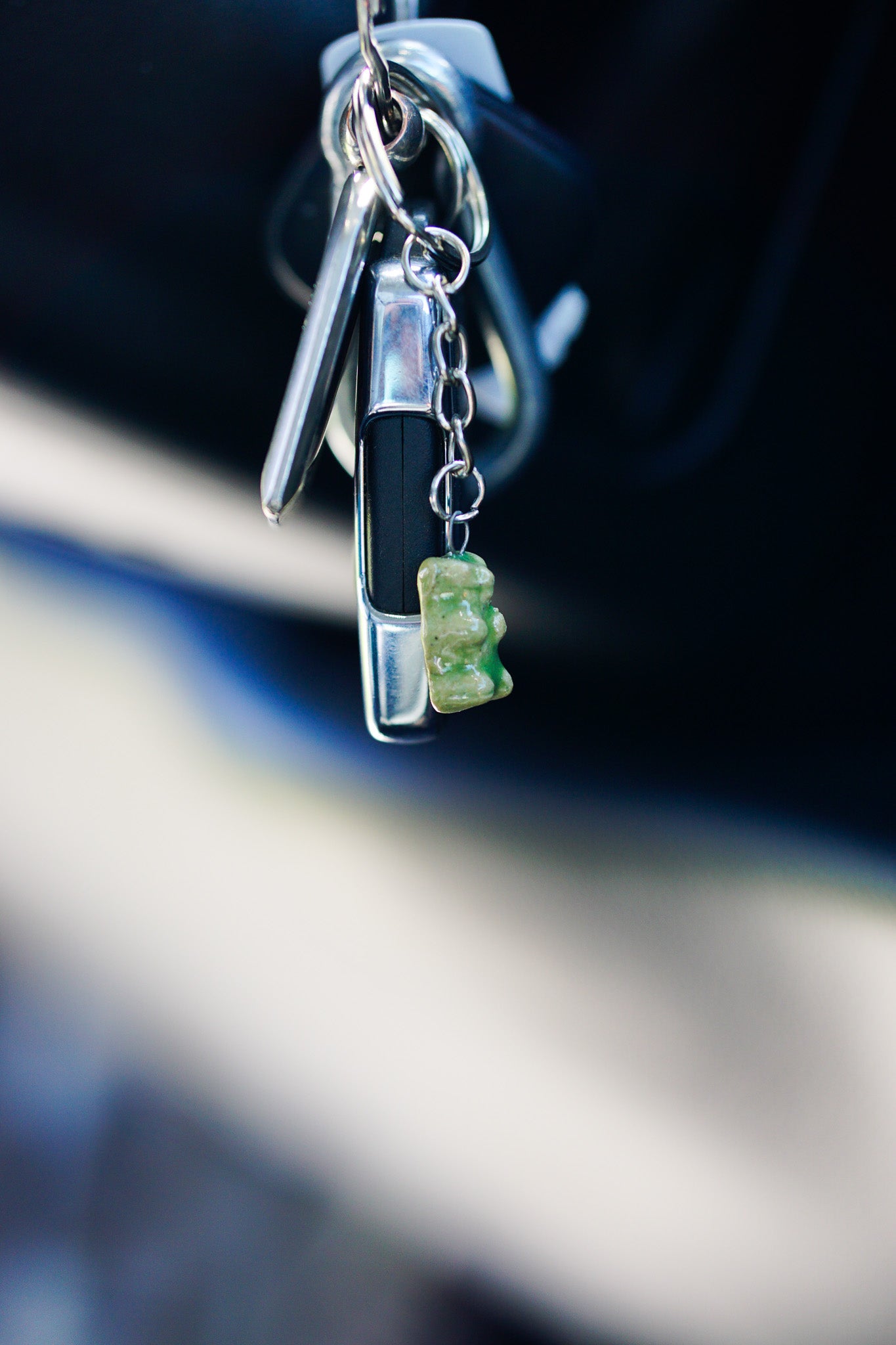 Gummy Bear Charm Keychain