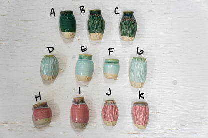 MAGNET bud vases in Kali, Ira, Pink