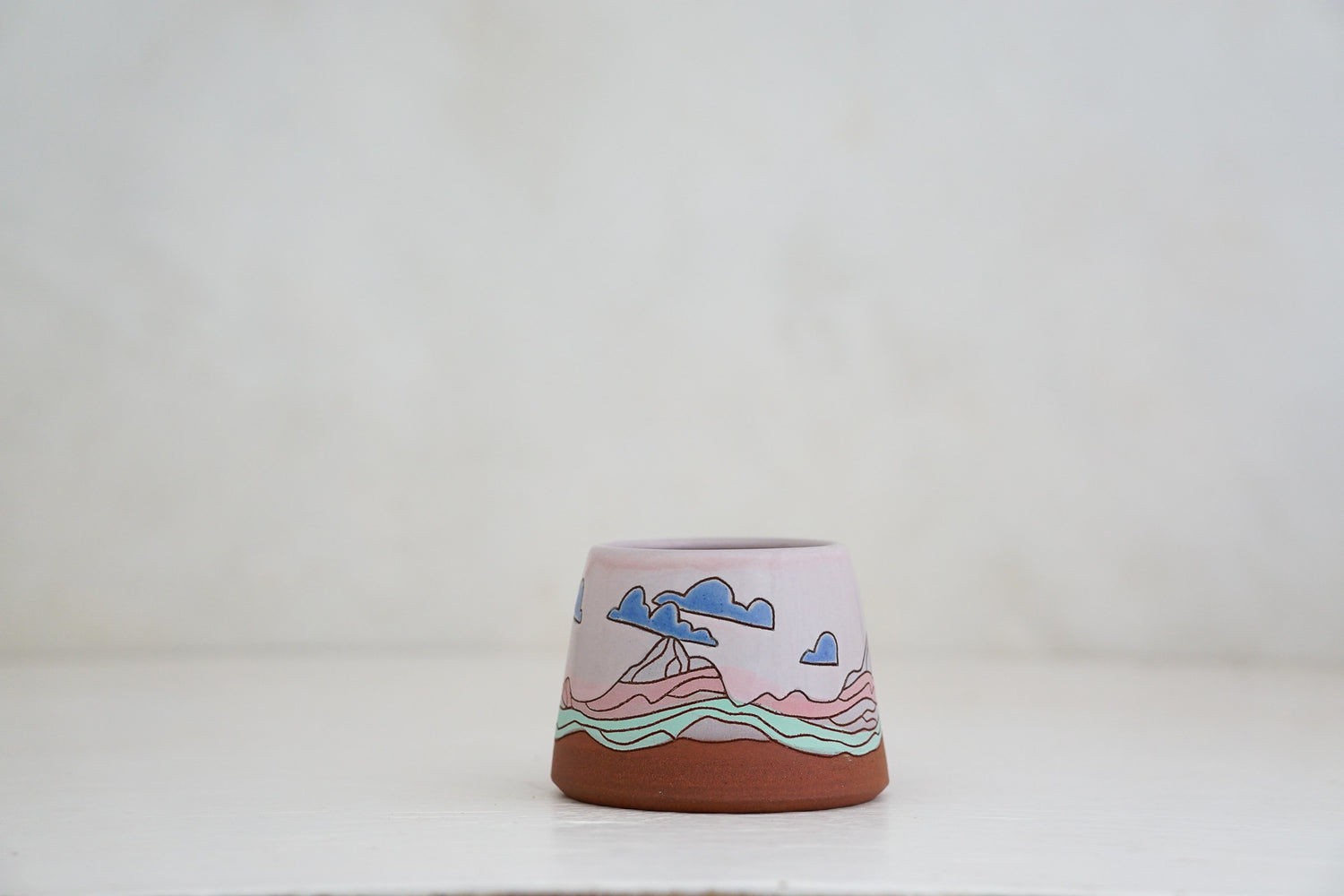 Fluffy Purp Clouds Cup / Bowl