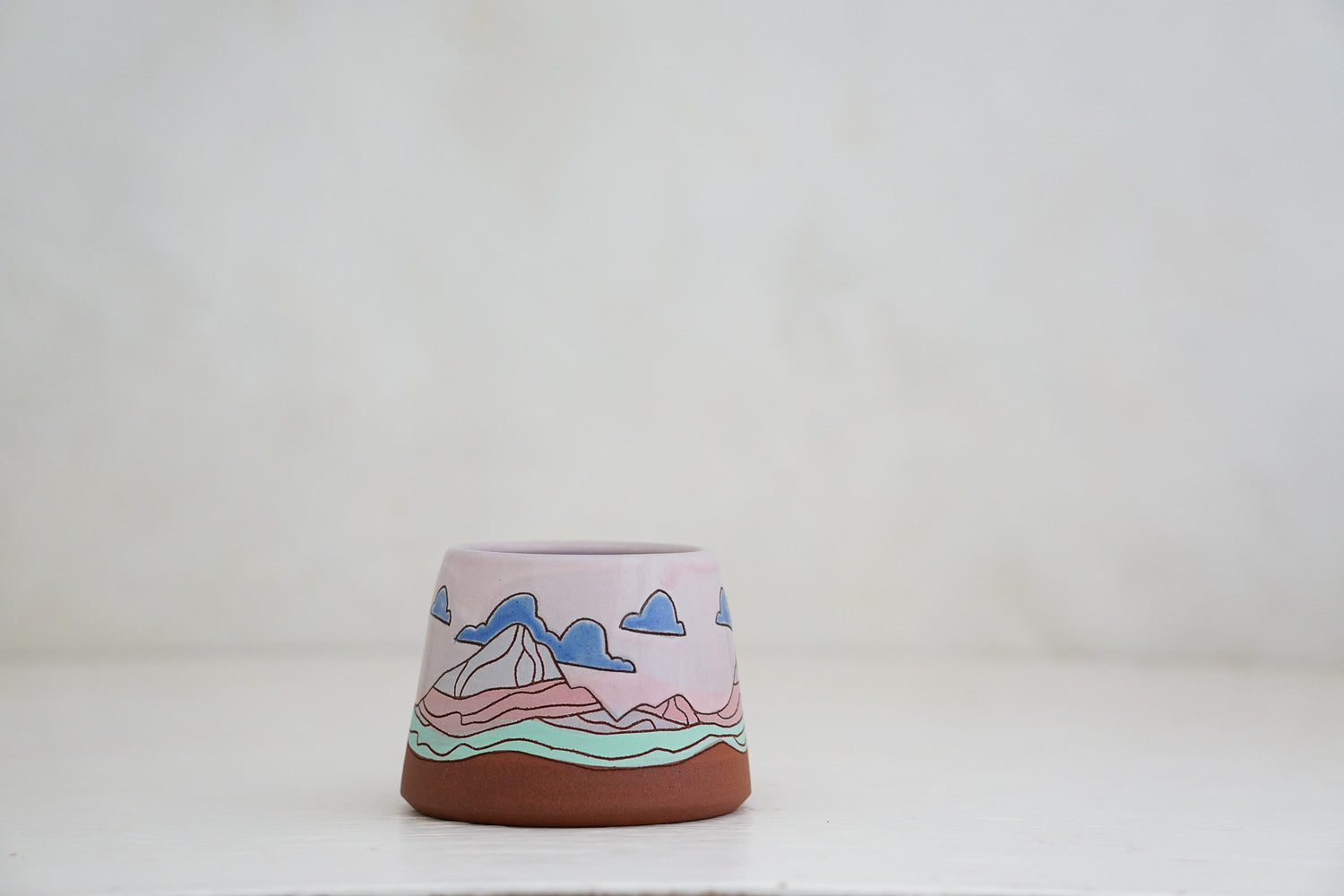 Fluffy Purp Clouds Cup / Bowl