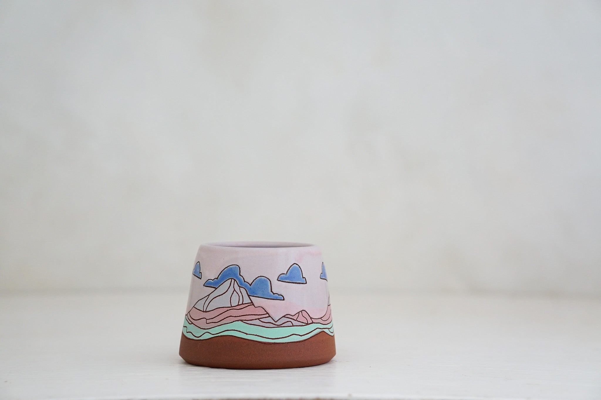 Fluffy Purp Clouds Cup / Bowl
