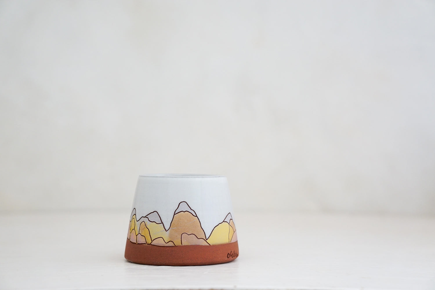 Watercolor mtn 2 Cup / Jar
