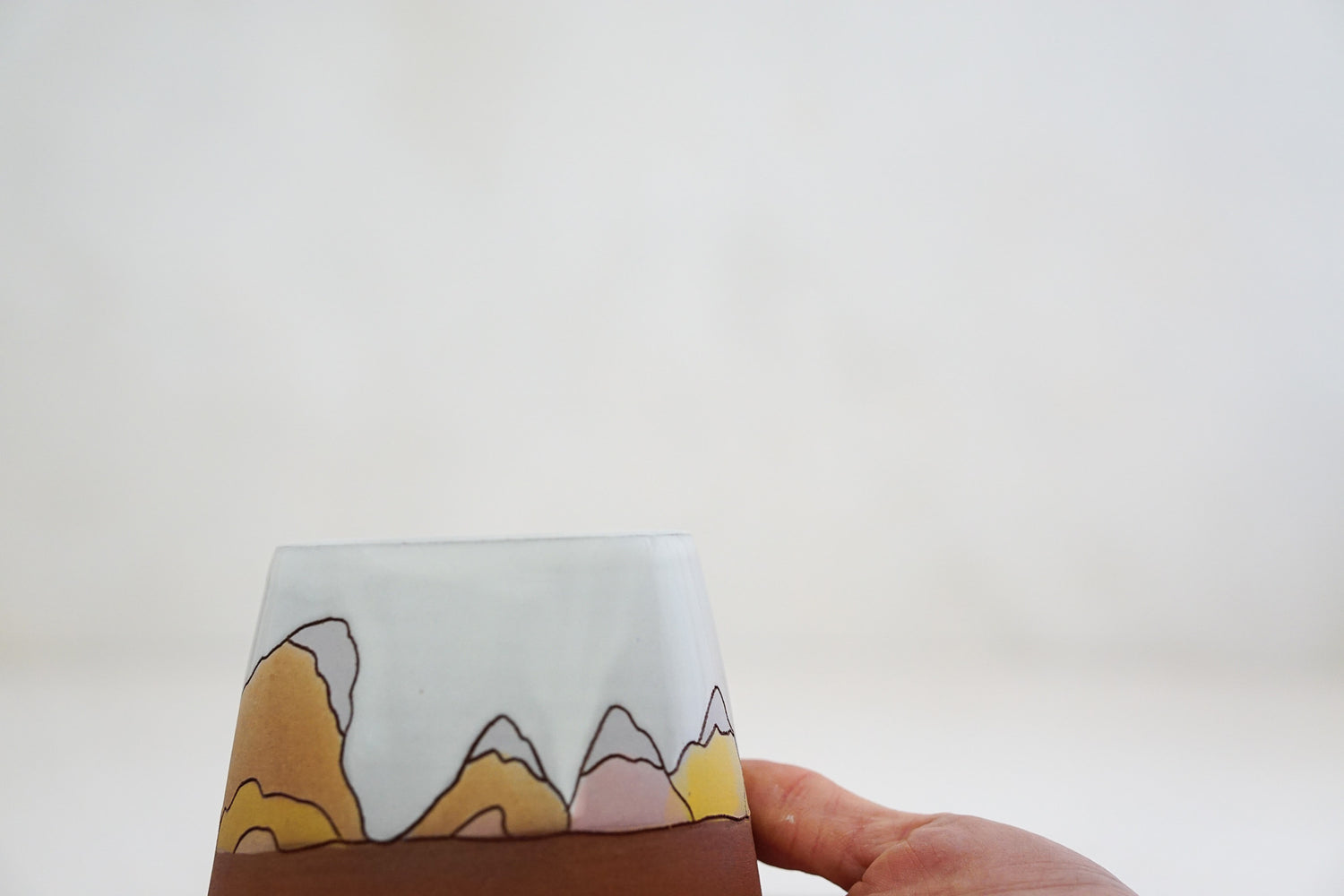Watercolor mtn 2 Cup / Jar