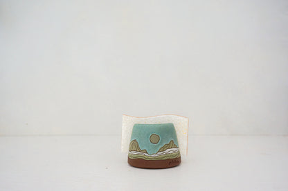 Mountain moon sponge holder in LAKE