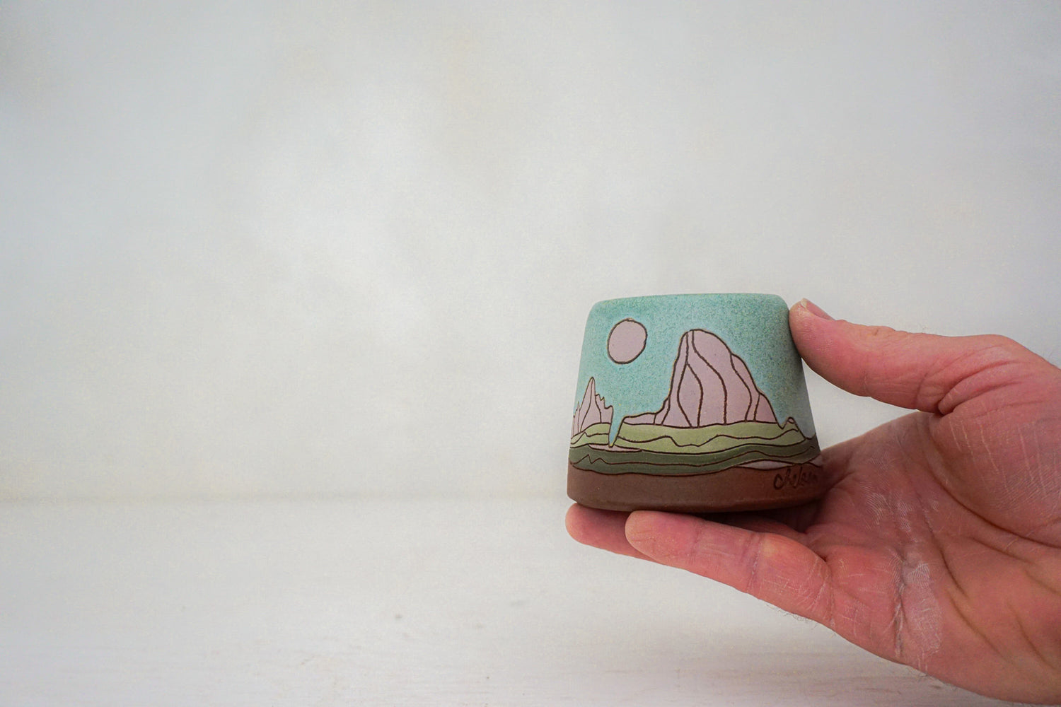 W Teton pinks Sponge holder in LAKE