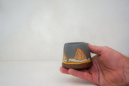 W Teton peach sponge holder in STONE