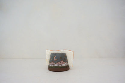 Night/Day sponge holder in STONE