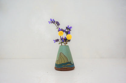 W Teton Blues Budvase in Lake