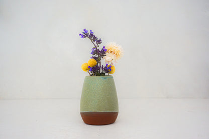 Yellow flower vase in LAKE
