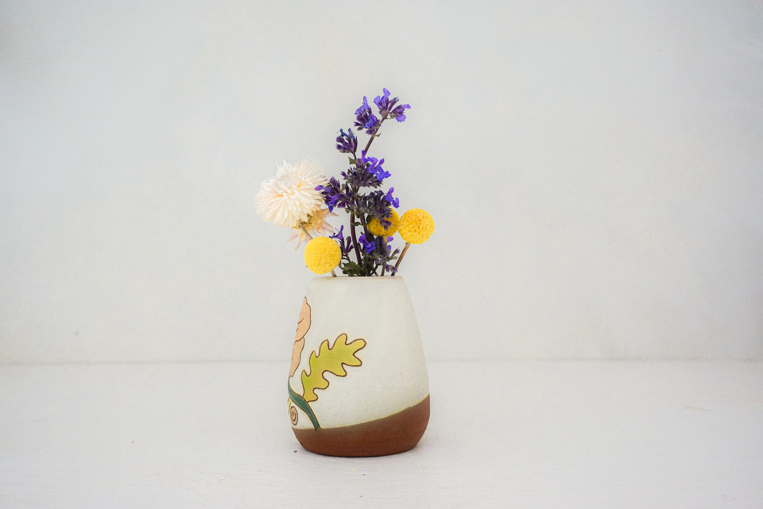 Poppy flower vase in BONE 2