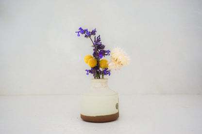 Poppy bottle vase in BONE