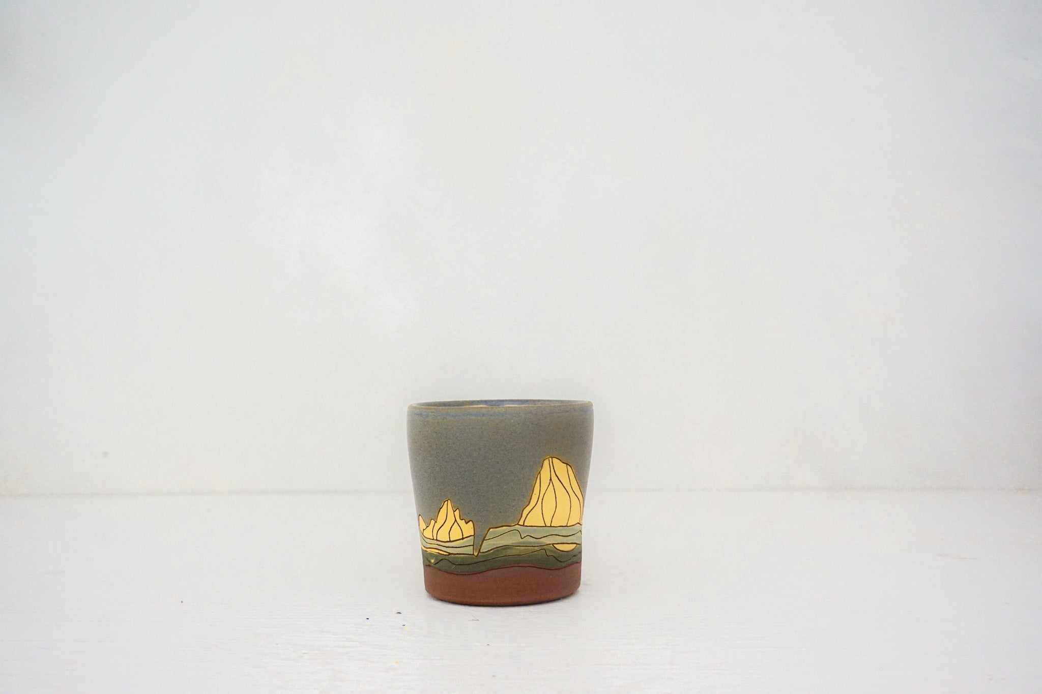 W Teton cup in STONE