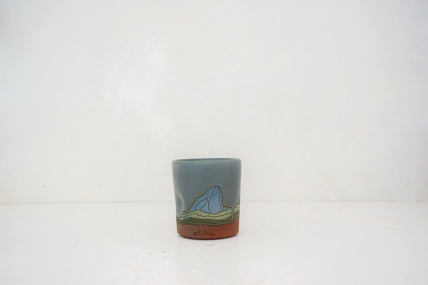 E Teton blues cup in STONE