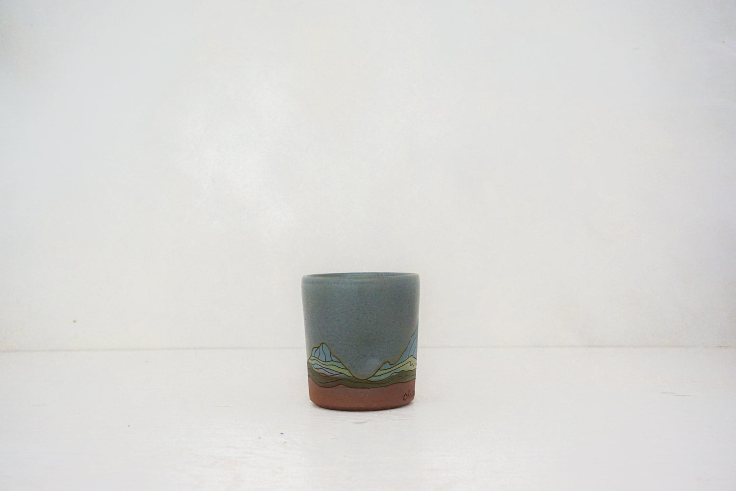 E Teton blues cup in STONE