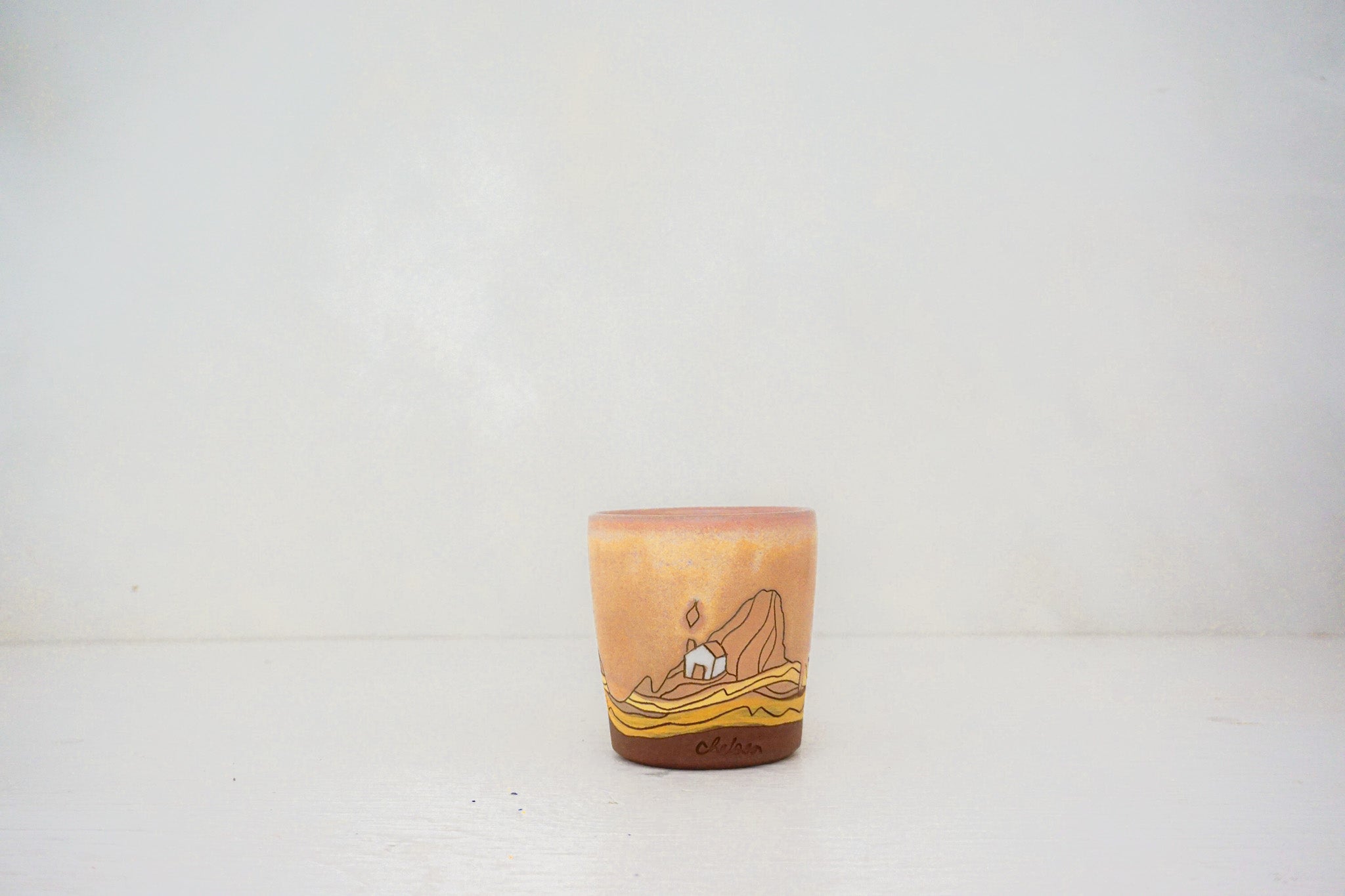 E Teton house cup in PINK alpenglow