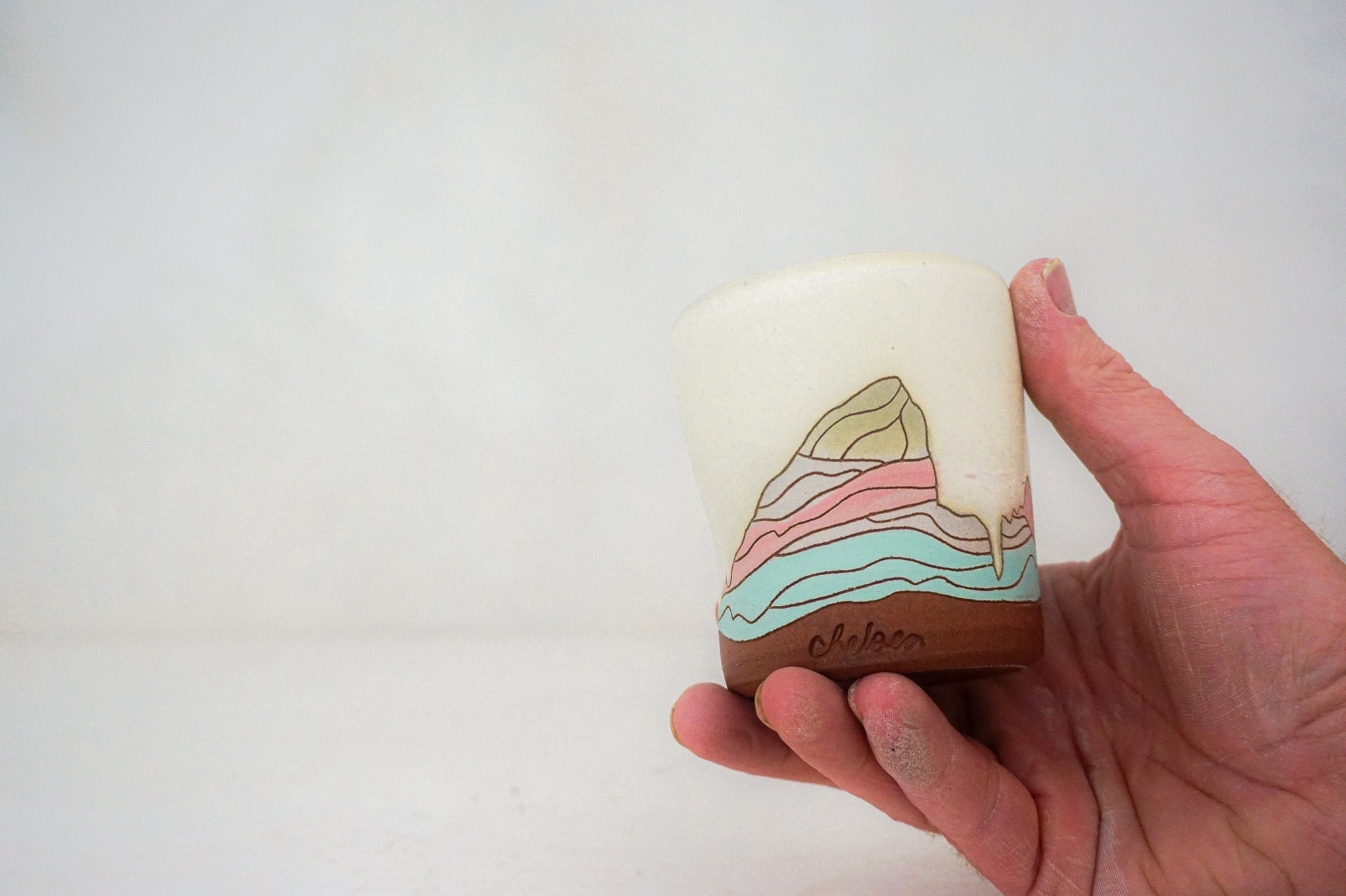 E Teton Tri cup in BONE