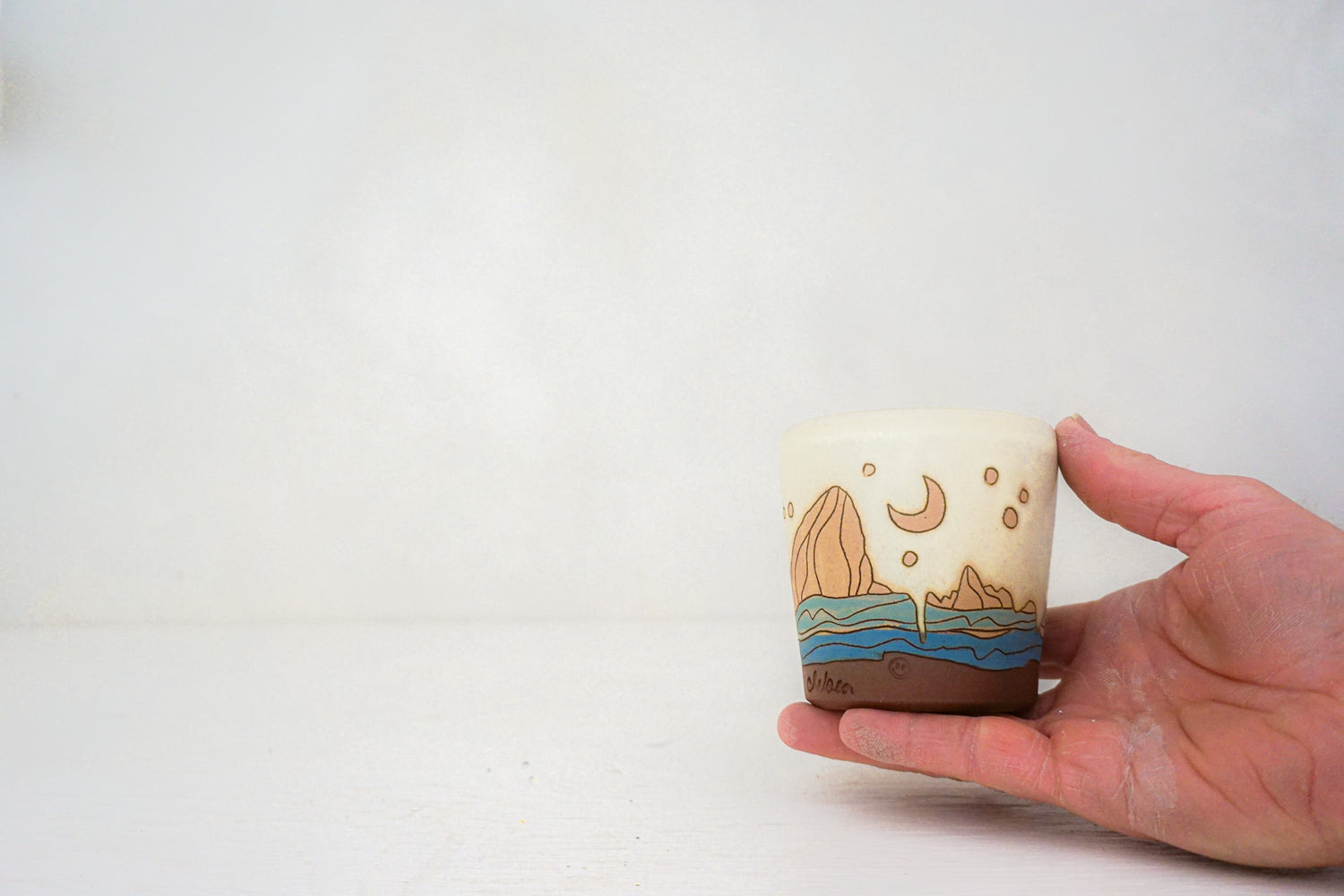 E Teton stars cup in BONE