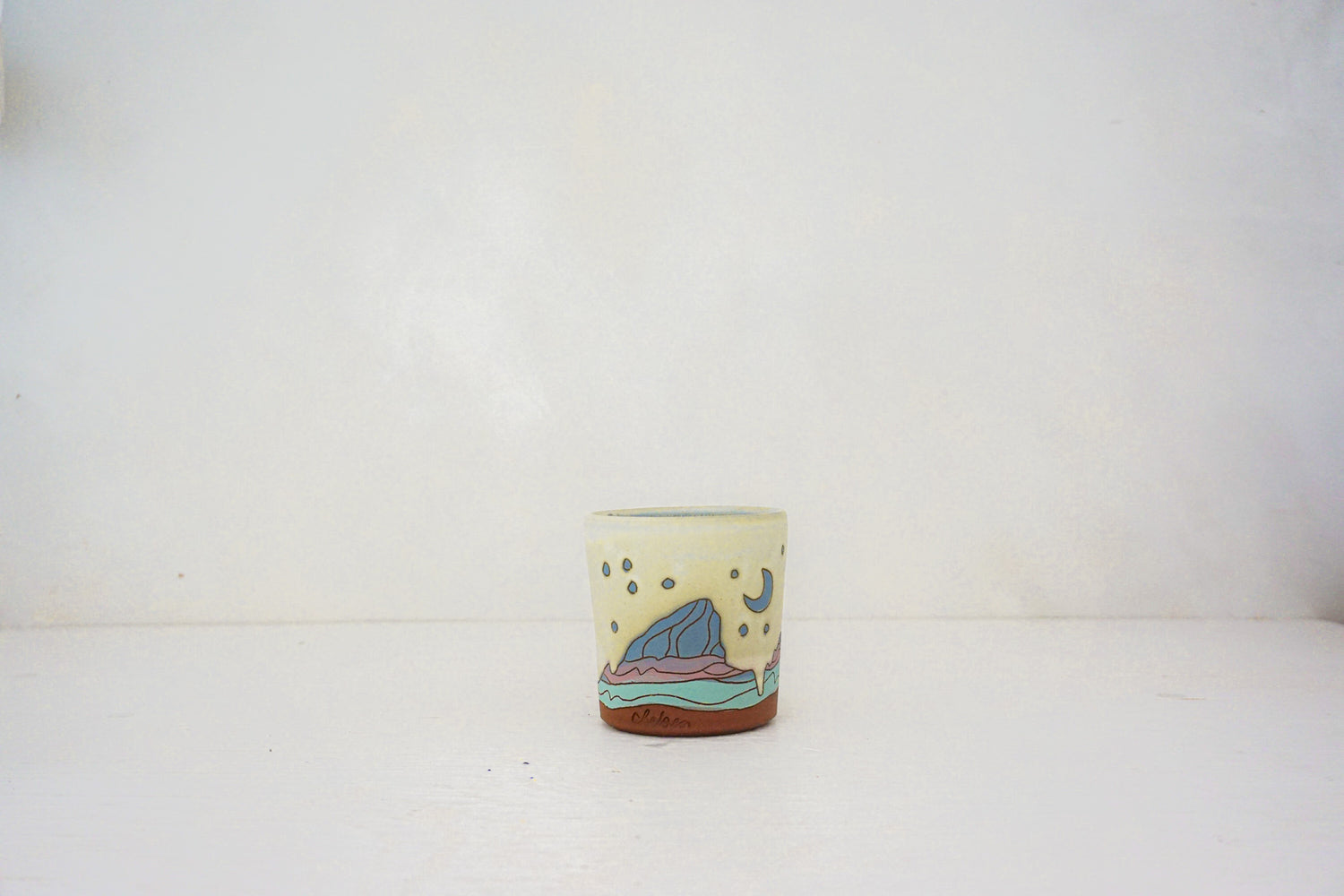 E Teton stars blue cup in BONE