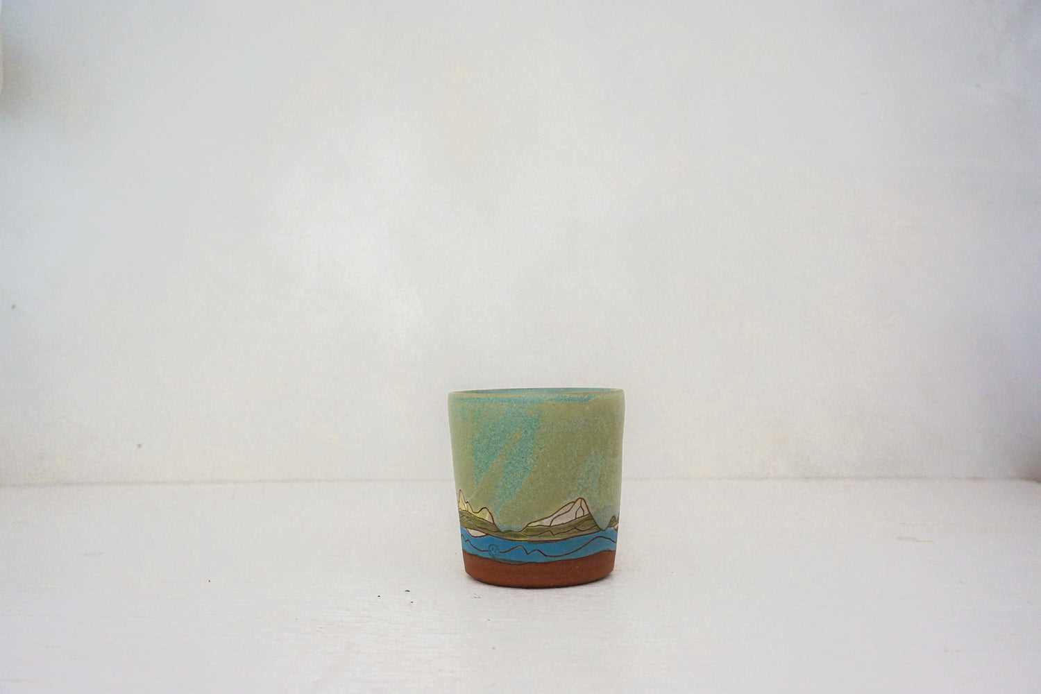 E Teton cup in LAKE