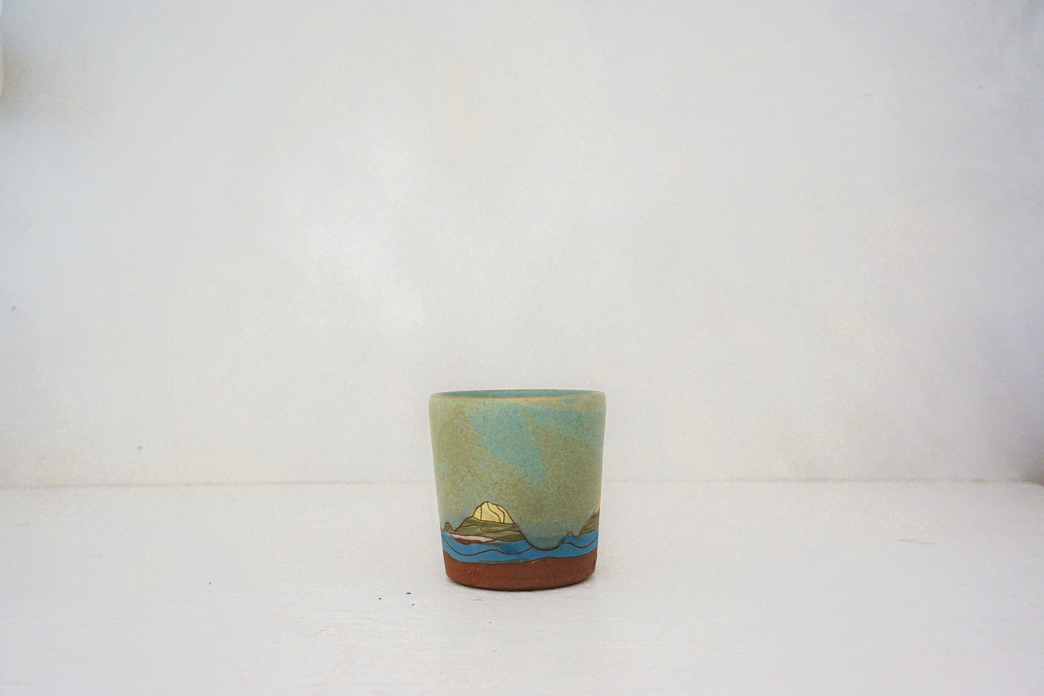 E Teton cup in LAKE