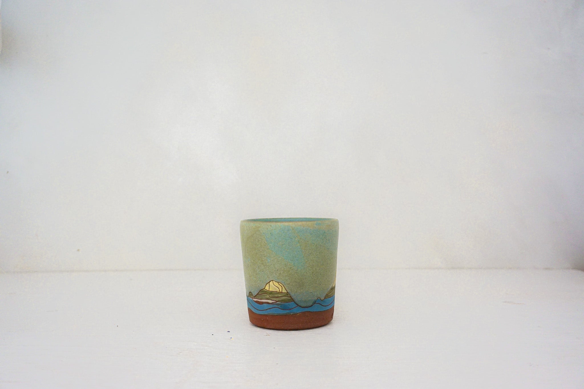 E Teton cup in LAKE