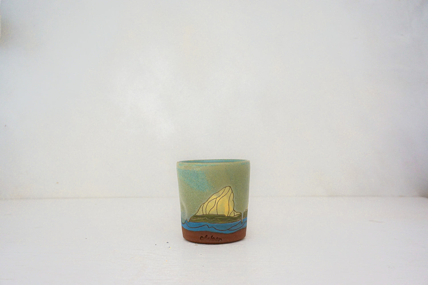 E Teton cup in LAKE