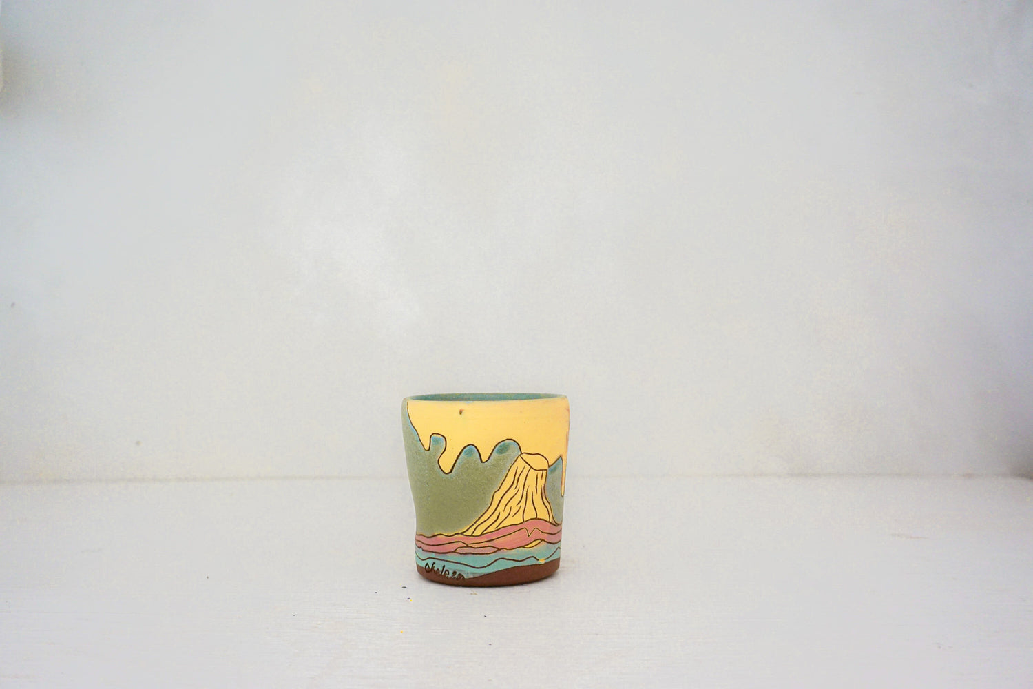 Volcano cup in LAKE