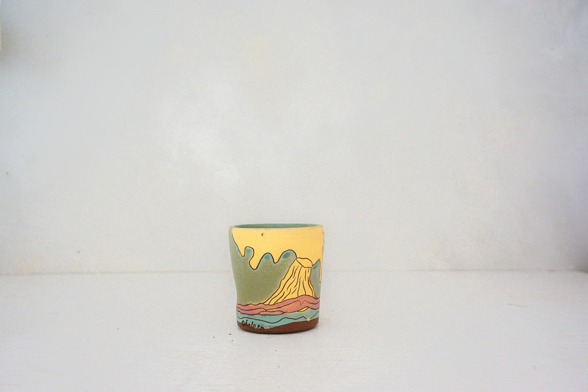 Volcano cup in LAKE
