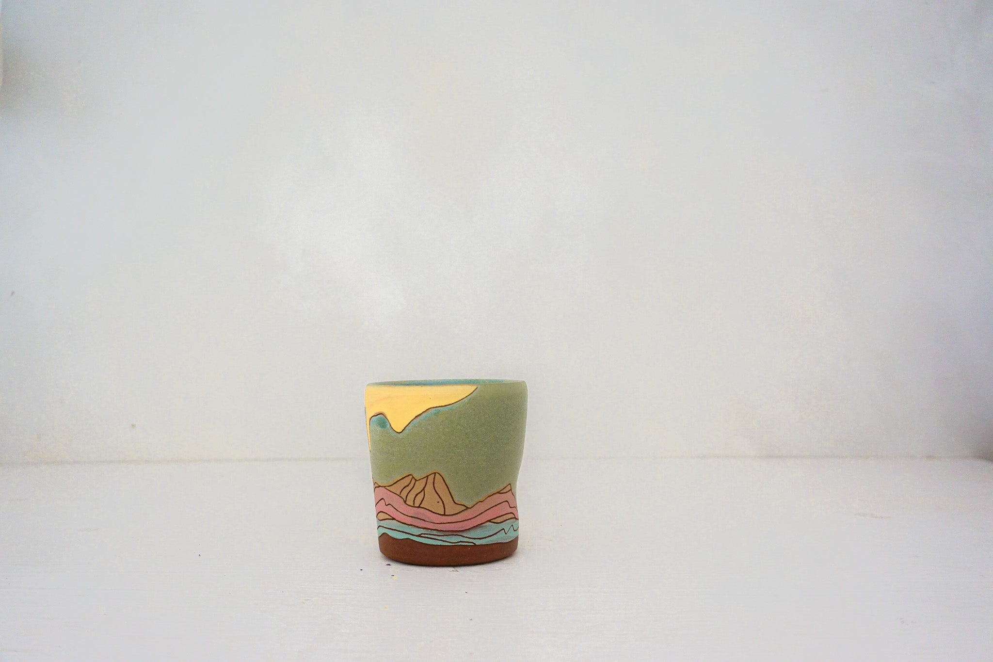 Volcano cup in LAKE